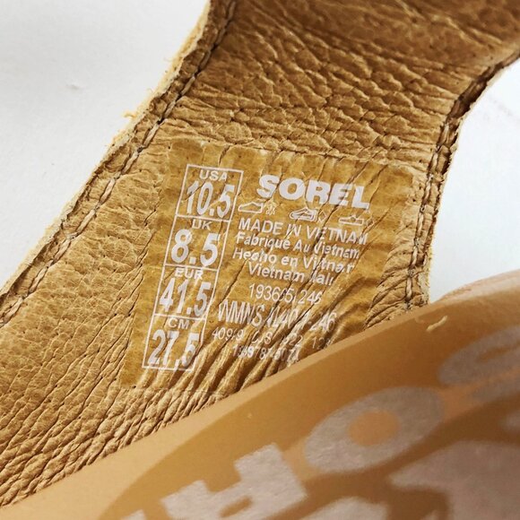 SOREL Ella II Sandal in Honest Beige/Chalk (Light Tan) 10.5 - Picture 10 of 10